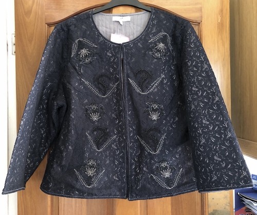 Julipa navy blue lacy jacket - julipa,