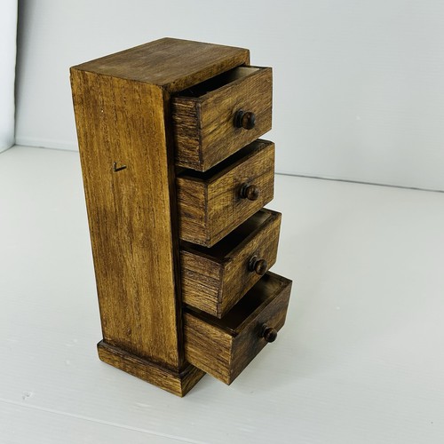 Vintage miniature wooden - miniature,