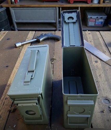 Cal steel ammo boxes - .30,
