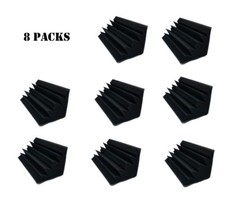 8 pcs Acoustic Foam Bass Trap