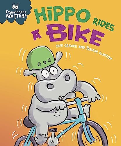 Hippo rides bike - hippo,