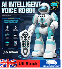 Kids Robot Toys, Remote Control Robot, Programmable Robot Recorde Christmas Gift