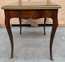 Pair Of Ralph Lauren Home Cannes Mahogany & Brass End or Bedside Table