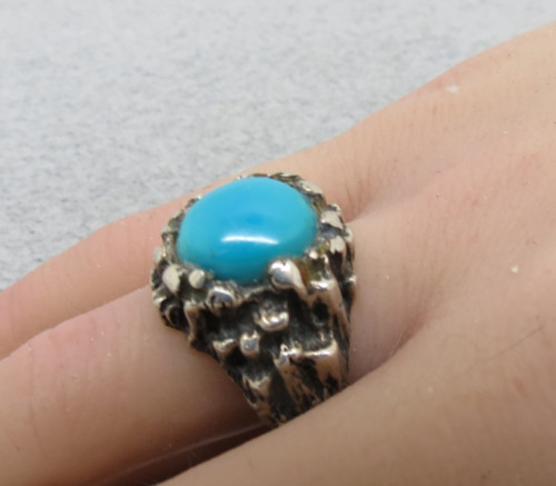 Men brutalist ring - men's,