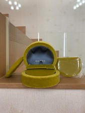 Authentic GUCCI Jewellery (Earring)box case *Set* - colour yellow - New