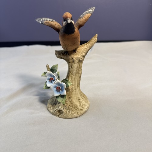 Vintage lefton china waxwing - vintage,