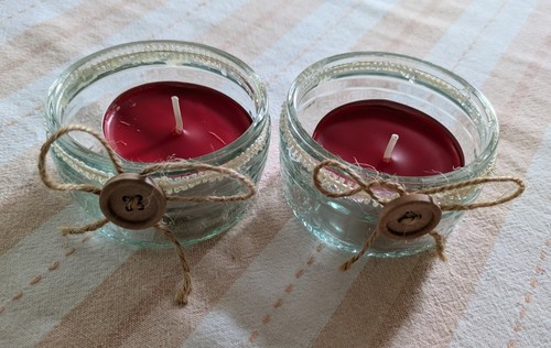 Decorative tealight holders - 2,
