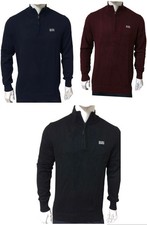 HUGO BOSS LONG SLEEVE BRAND NEW QUARTER ZIP JUMPER