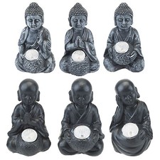 Buddha Set of 3 Solar Garden