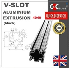 V-SLOT 4040 BLACK ALUMINIUM