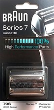 Braun 70S Series 7 Electric Shaver Replacement Foil & Cassette Cartridge, Silver