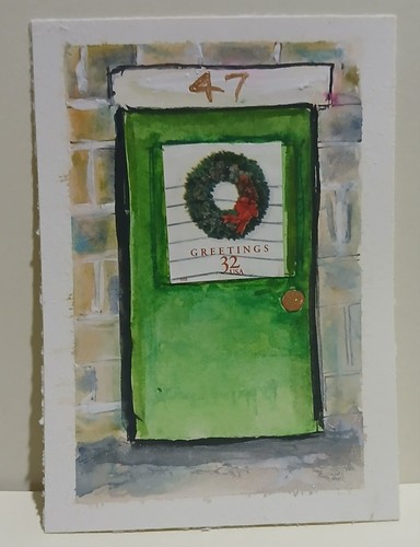 Postal whimsy watercolor - postal,