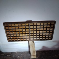 vintage Wooden letterpress printer's tray / drawer 