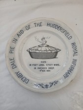 1928 Denby Dale Pie Plate Very