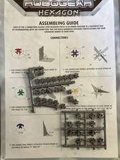 Airfix Wargames Sci-fi Robogear Scenery Instructions & Building Clips !
