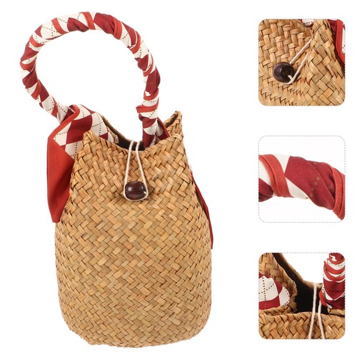 Handwoven hand bag portable - handwoven,