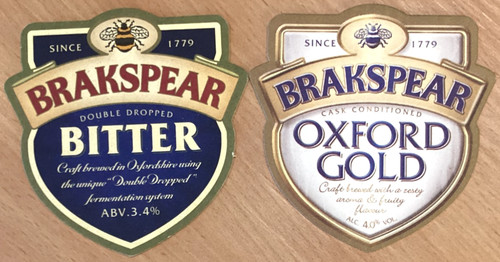 Brakspear bitter oxford - 2, brakspear.