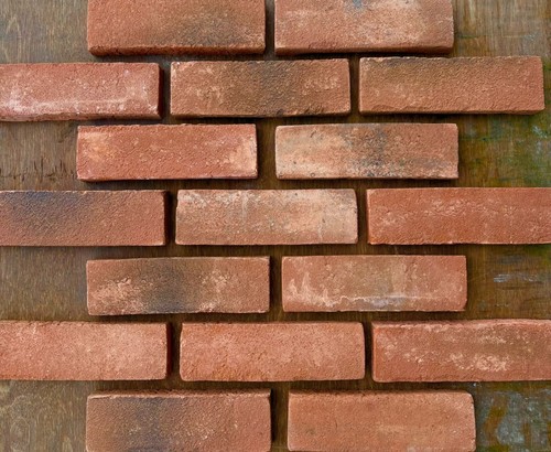Smoked orange clay brick slips - smoked,