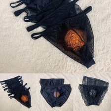 Men's Sheer Lace Pouch Gstring