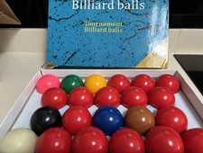 Snooker Balls. Billiard Balls.