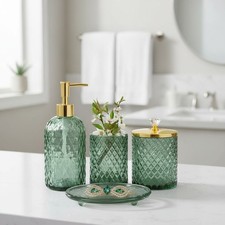 Luxurious Sage Green Glass