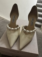 Jimmy choo Aurelie 85 UK size 7 Bridal Shoes. Worn Once.