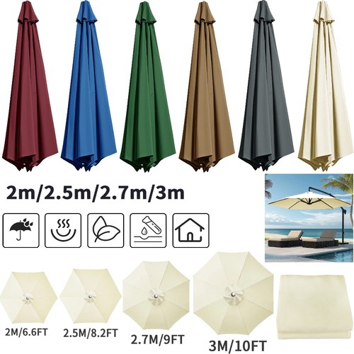 Large parasol umbrella - 2m,