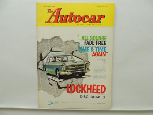 Aug 1960 the autocar magazine - aug,