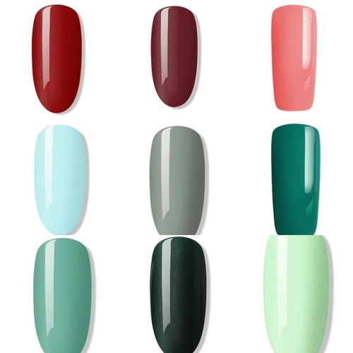 Handpainted press nails - handpainted,
