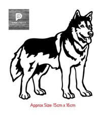 Husky Wolf Dog Vinyl Sticker