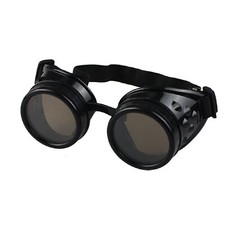 Steampunk Goggles Black with