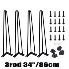 Heavy Duty Steel Hairpin Table