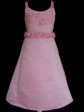 Satin Flower Girl Party Dress