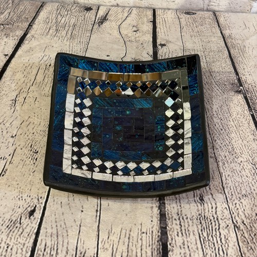 20cm indigo blue square - indigo,