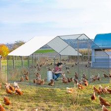 10x10ft Metal Chicken Coop