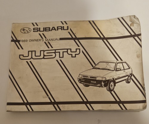 1989 subaru justy 4cyl - 1989,