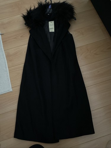 Black long gilet - long,
