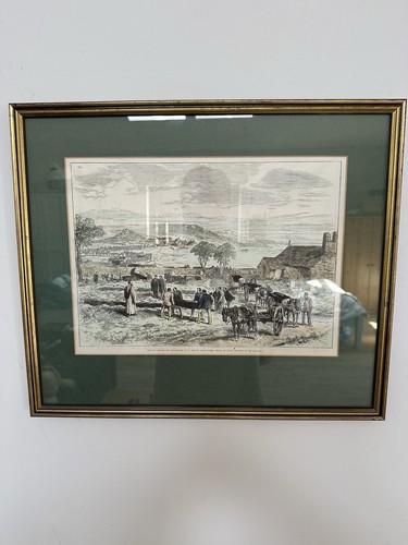 Antique victorian engraving - antique,