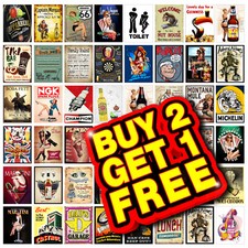 Metal Retro Tin Sign Plaque