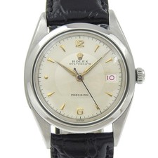 ROLEX Precision Oysterdate Watches 6494 21st whiteDial Stainless Steel/Emb...