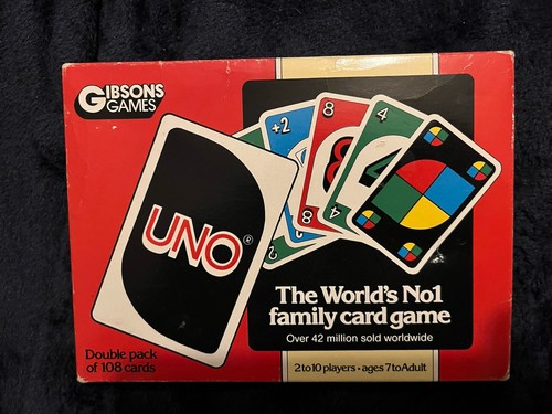 Vintage uno card game - vintage,