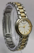 Vtg 1990s Solvil & Titus Gold Plated & Steel Bracelet 24mm Quartz Ladies Watch