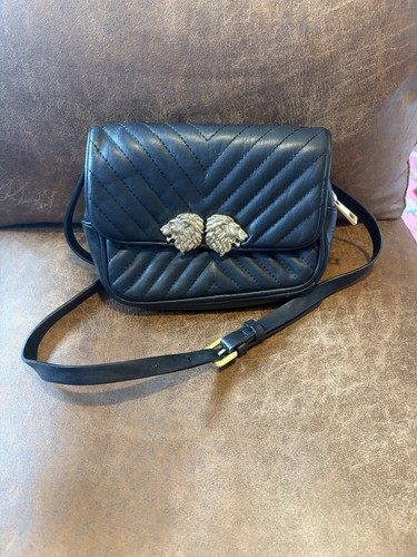 Zara black faux - faux, leather