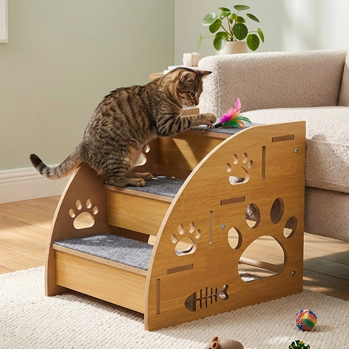 Steps wooden dog stairs - steps,