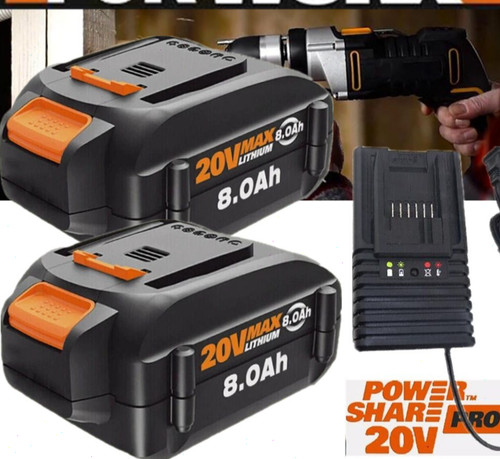 2pack wa3678 for worx 20v - 2pack,