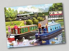 Fridge Magnet Canal Barge