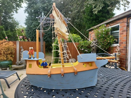 Large wooden toy - toy, ship