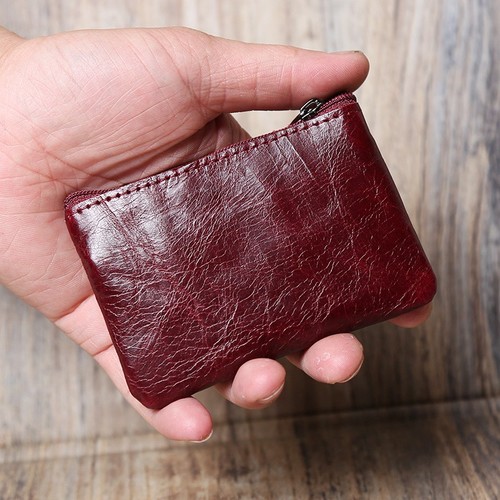 Leather mini coin - leather,