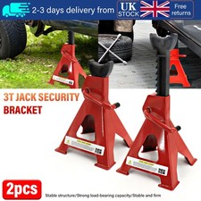 2PCS 3 Ton Capacity Axle Stands Lifting Stand Heavy Duty Car Caravan Floor Jack