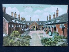 Almhouses, Lyford near Wantage Oxfordshire Vintage Postcard P26